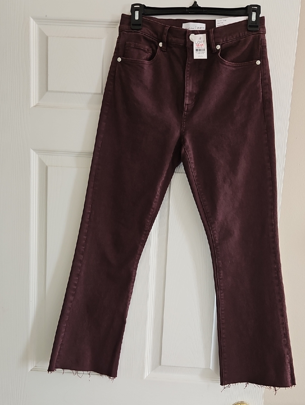 NWT LOFT Kick Crop High Rise  Jeans